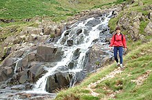 Cumbria Way- Waterfall in Langstrath