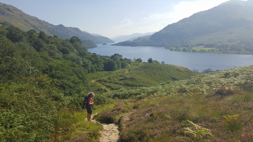 The last bit of uphill before the walk in to Inverarnan