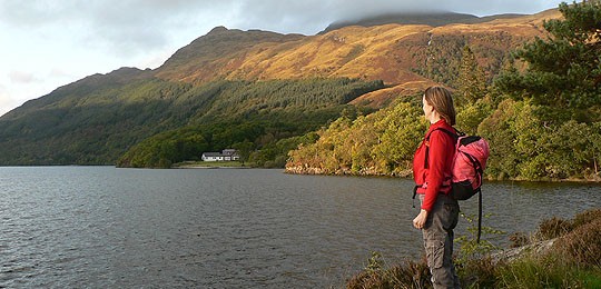 Scotland Walking Holidays - Rowardennan on the West Highland Way