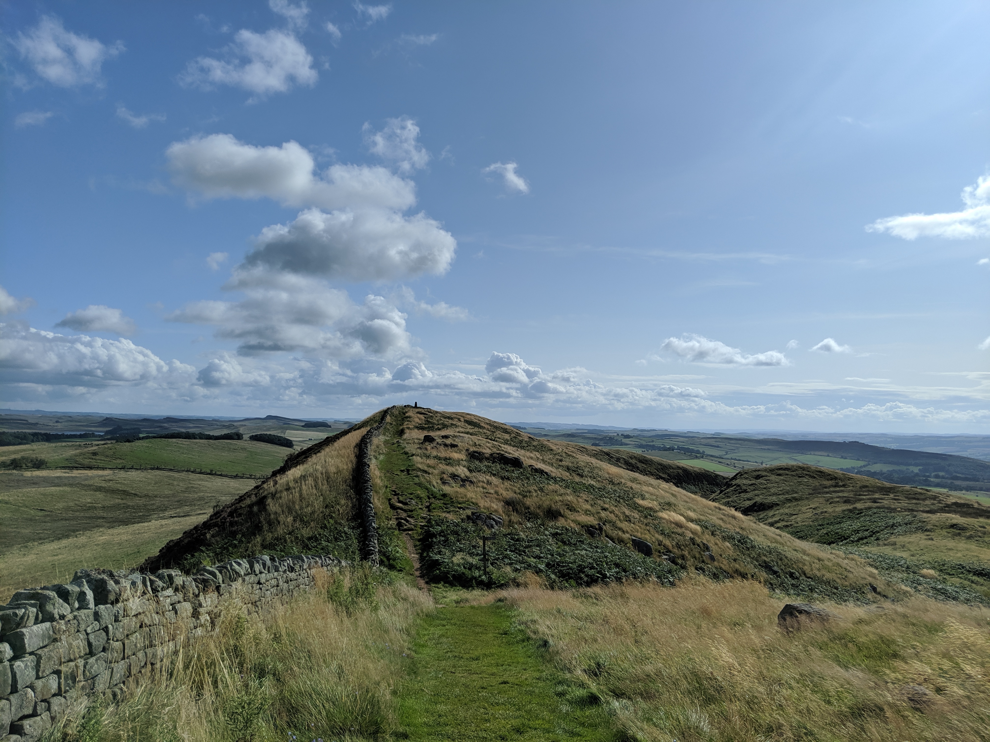 Blue Skies over Hadrian's Wall