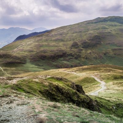 Catbells trail Lake District Cumbria