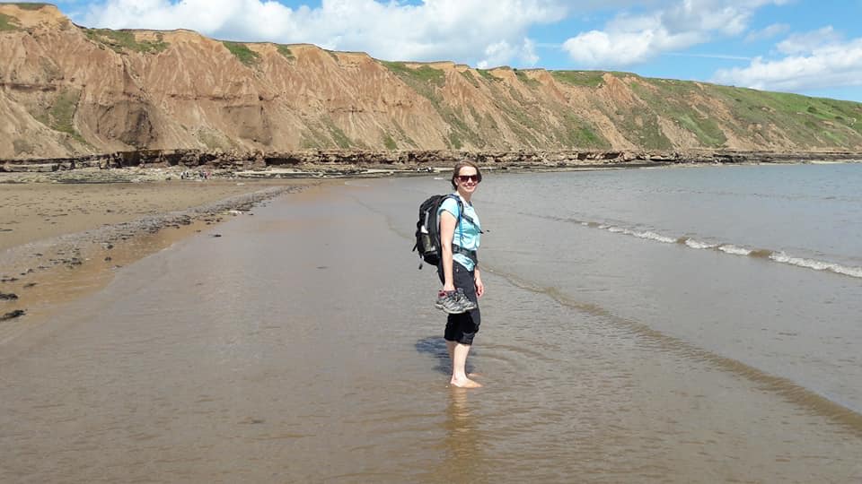 Cooling off at Filey