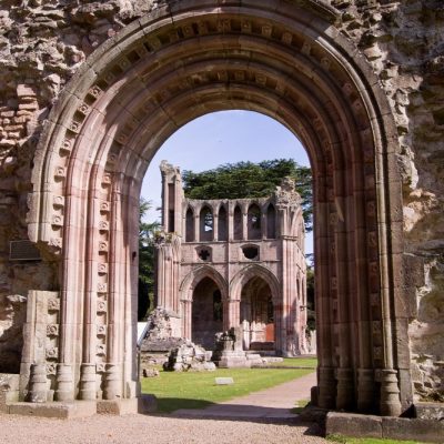 Dryburgh Abbey on the Borders Abbeys Way