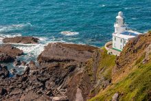 Hartland Point Lighthouse on the South West Coast Path