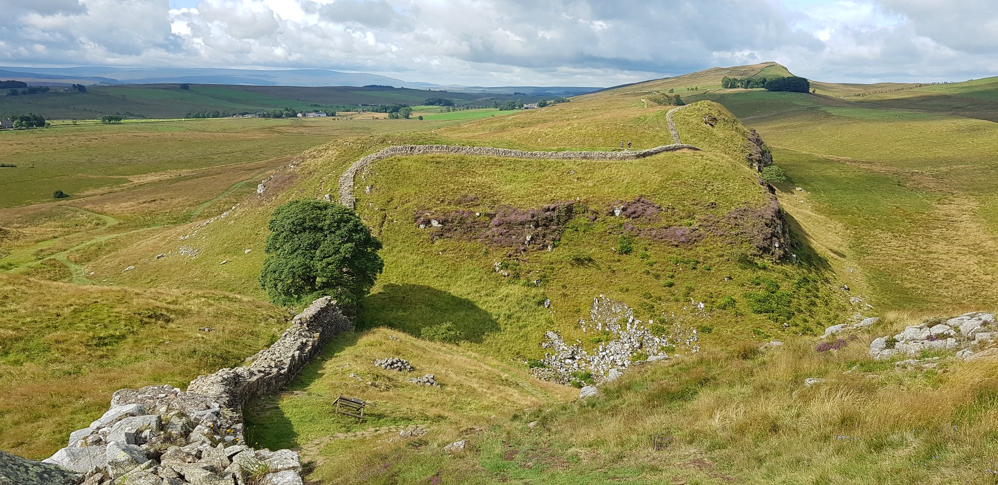 James on Hadrian's Wall Day 4a Twice Brewed to Humshaugh