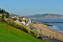 Lyme Regis on the South Devon Coast Path