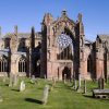 Melrose Abbey on the Borders Abbey Way