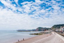 Sidmouth Esplanade on the South Devon Coast Path