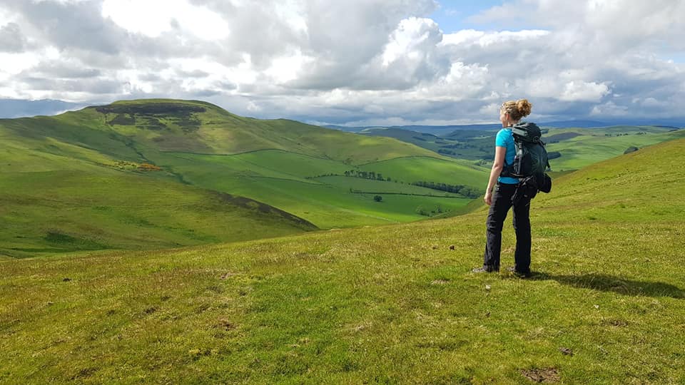 St Cuthberts Way - Morebattle to Kirk Yetholm