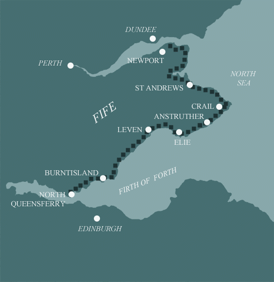 Fife Coastal Path Map