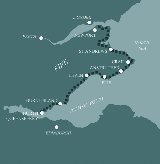 Fife Coastal Path Map