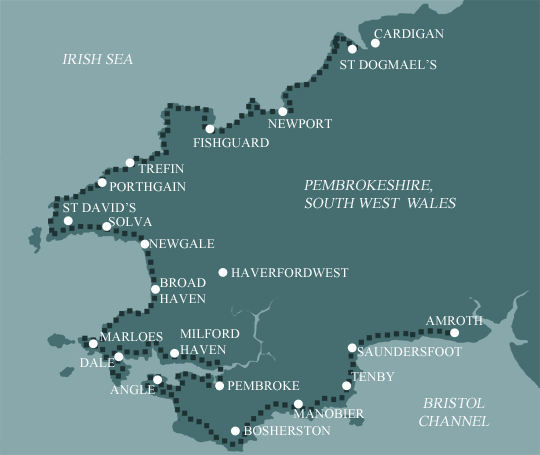 Pembrokeshire Coast Path Map