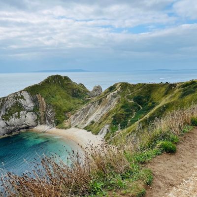 Dorset coastline on the South West Coast Path