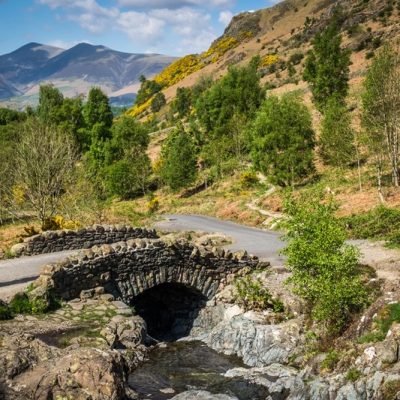 Old stone bridge in the Lake District