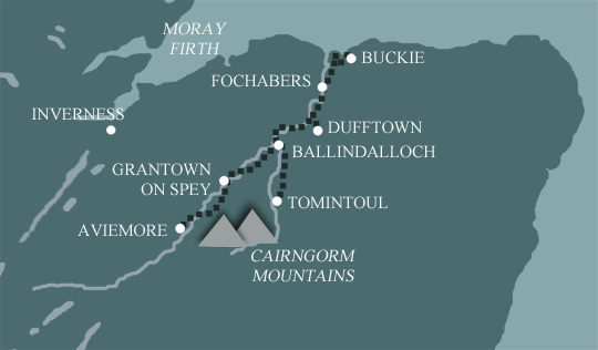 Speyside Way Map