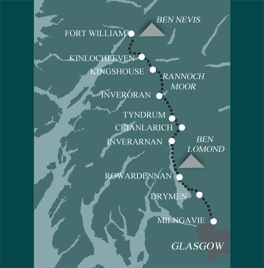 West Highland Way Map