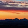 Eildons at Sunset