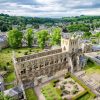 The ruins of Jedburgh Abbey